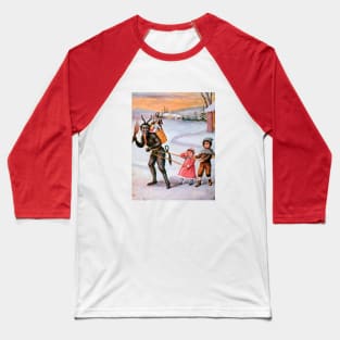 Krampus is coming Baseball T-Shirt